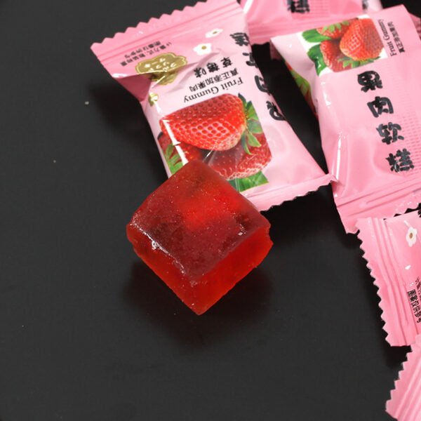 Sweet ,Pulp gummy, Strawberry gummy, Fruit gummies, Soft candy, Fruit snacks, Healthy snacks, Snacks, Candy production,Food prodnuction,Snaks Production