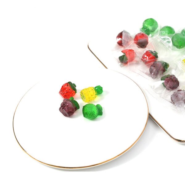Fruit Filling Gummies, Pineapple Gummies, Grape gummies, Lime gummies, Strawberry gummies, sweet, soft candy, food production - Image 2