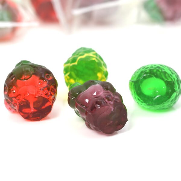Fruit Filling Gummies, Pineapple Gummies, Grape gummies, Lime gummies, Strawberry gummies, sweet, soft candy, food production - Image 3