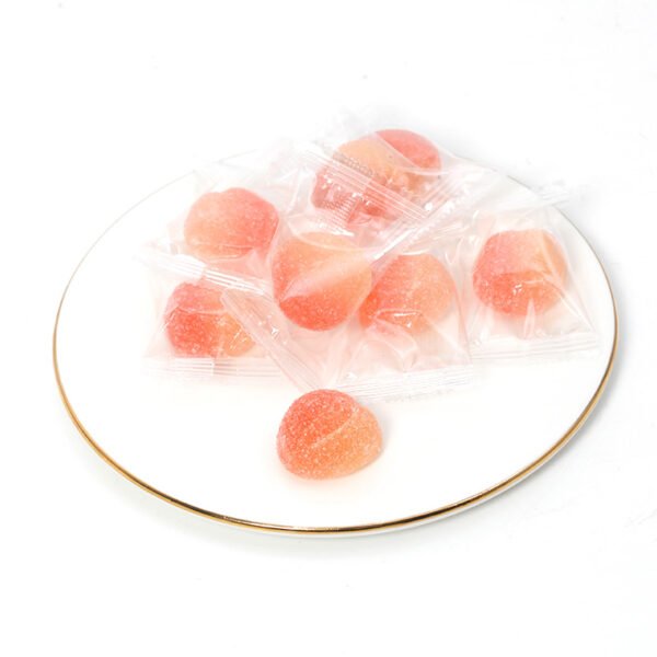 Peach Gummy, Fruit Gummy Fashion Snacks, Popular Snacks, Sweet,Soft gummy,Food Production - Image 4