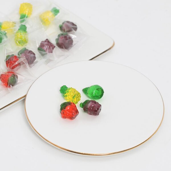 Fruit Filling Gummies, Pineapple Gummies, Grape gummies, Lime gummies, Strawberry gummies, sweet, soft candy, food production - Image 5