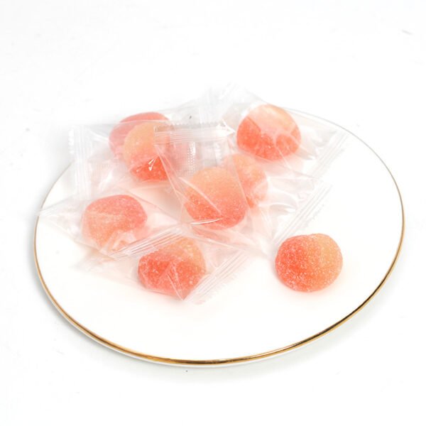 Peach Gummy, Fruit Gummy Fashion Snacks, Popular Snacks, Sweet,Soft gummy,Food Production - Image 5